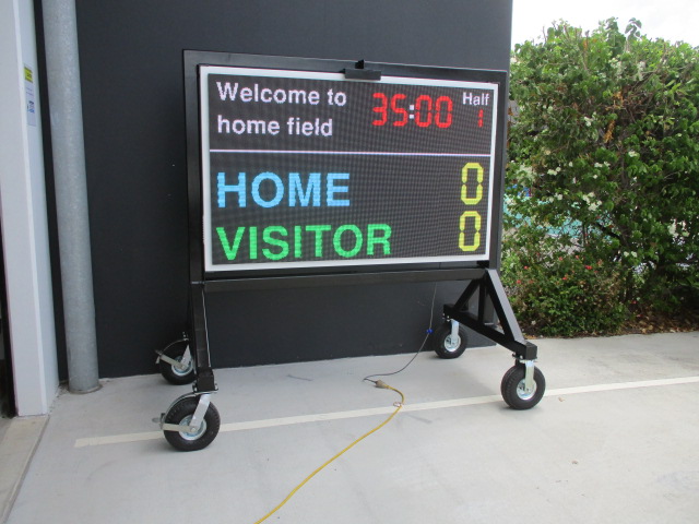 Multisport LED trolley scoreboard for sale