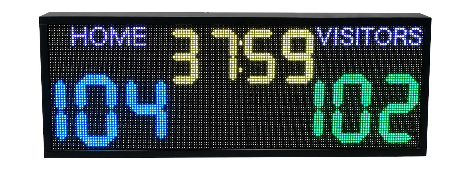 P5 portable multisport LED scoreboard for outdoor use